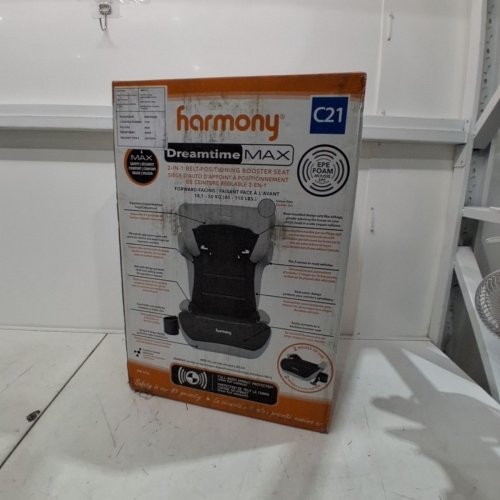 HARMONY DREAMTIME ELITE HIGHBACK BOOSTER CAR SEAT - 40-110 LBS - BLACK / GREY - (MODEL:0303028BLK) image 3