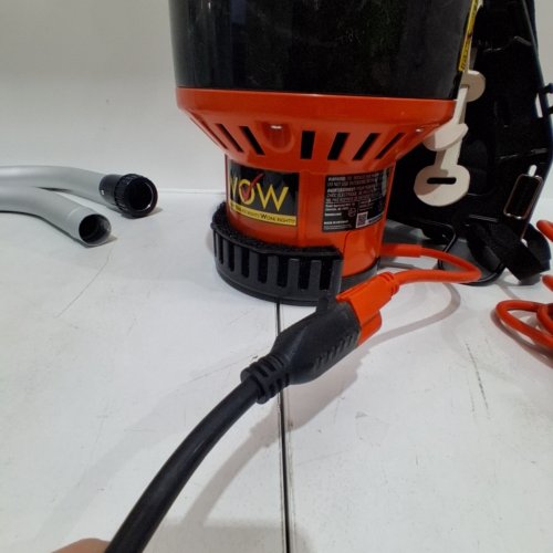 HOOVER COMMERCIAL SHOULDER VAC PRO BACKPACK VACUUM - 1.5 GAL - BLACK/ORANGE (MODEL: C2401V) image 2