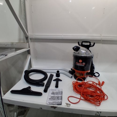 HOOVER COMMERCIAL SHOULDER VAC PRO BACKPACK VACUUM - 1.5 GAL - BLACK/ORANGE (MODEL: C2401V) image 3