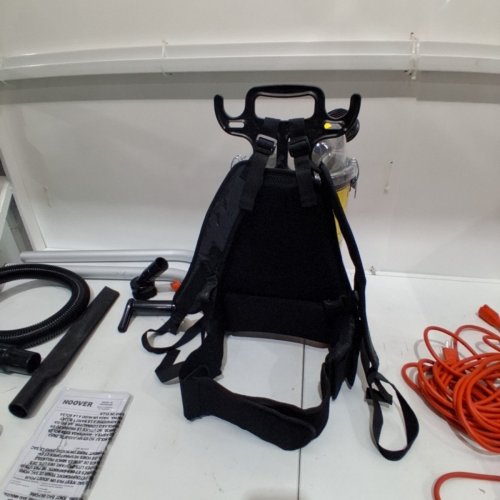 HOOVER COMMERCIAL SHOULDER VAC PRO BACKPACK VACUUM - 1.5 GAL - BLACK/ORANGE (MODEL: C2401V) image 4