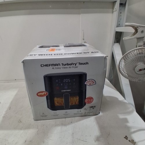 CHEFMAN TURBOFRY TOUCH EASY VIEW AIR FRYER- 4L - BLACK (MODEL: ‎RJ38-4TW-BLACK-CA) image 5