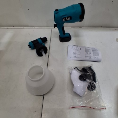 KÄR CORDLESS PAINT SPRAYER GUN **TOOL ONLY** - 20V - BLUE (MODEL: JH-14Z-DC18) image 6