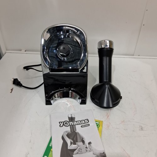 YONANAS DELUXE VEGAN NON-DAIRY FROZEN FRUIT SOFT SERVE DESSERT MAKER - 200W - BLACK (MODEL: IC0988BK22) image 3