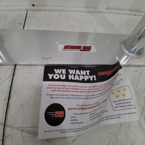 EXTREME MAX UNIVERSAL HANDRAIL -48" X 13" - SILVER image 4