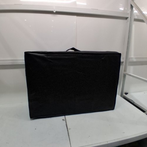 FOLDABLE MATTRESS TOPPER - SMALL TWIN / 25" X 75" X 4" - GREY image 3