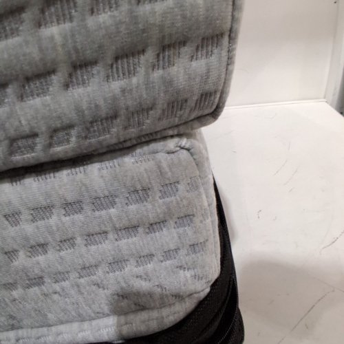 FOLDABLE MATTRESS TOPPER - SMALL TWIN / 25" X 75" X 4" - GREY image 4