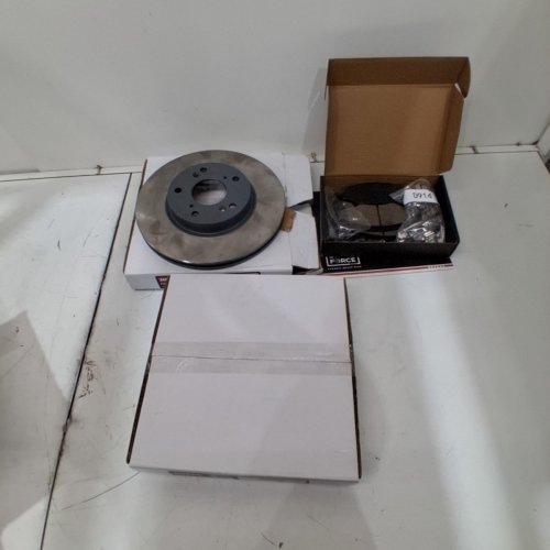 REAR AUTOMOTIVE BRAKE ROTOR AND BRAKE PAD SET FOR SELECT VEHICLES - (MODELS: PG31257, BFC914) image 5