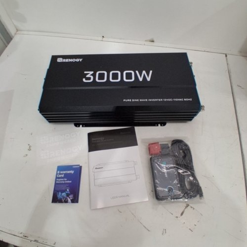 RENOGY 3000W PURE SINE WAVE INVERTER, INPUT DC 11V-16V, AC OUTPUT 230V 50HZ (MODEL:‎ R-INVT-PUH1-301235) image 2