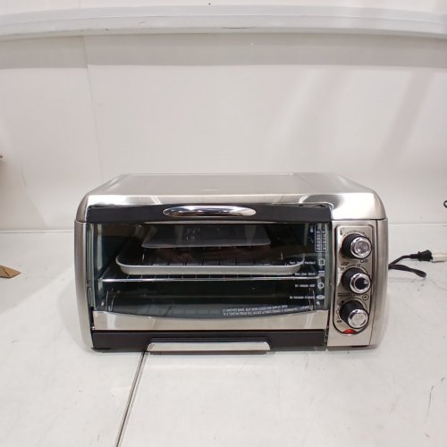HAMILTON BEACH 6-SLICE TOASTER OVEN - STAINLESS STEEL (MODEL: 31340C) image 3