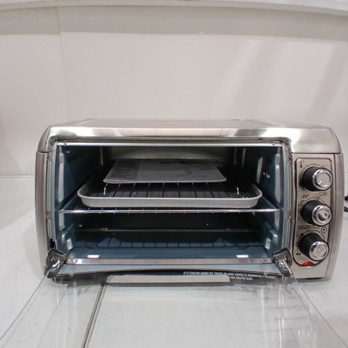 HAMILTON BEACH 6-SLICE TOASTER OVEN - STAINLESS STEEL (MODEL: 31340C) image 4