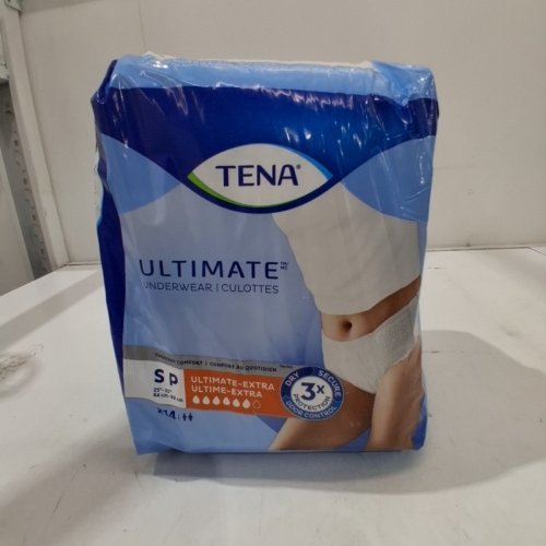 14PK ADULT TENA ULTIMATE EVERYDAY COMFORT INCONTINENCE UNDERWEAR - ULTIMATE-EXTRA ABSORBENCY - SMALL - WHITE image 2