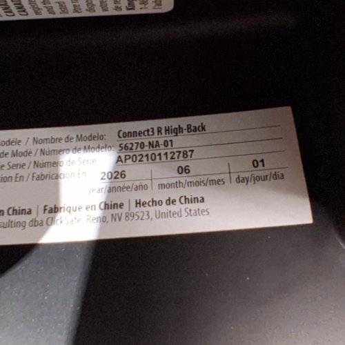 DIONO CONNECT3 R 2-IN-1 HIGH BACK BOOSTER SEAT - BLACK (MODEL: 56270) image 4