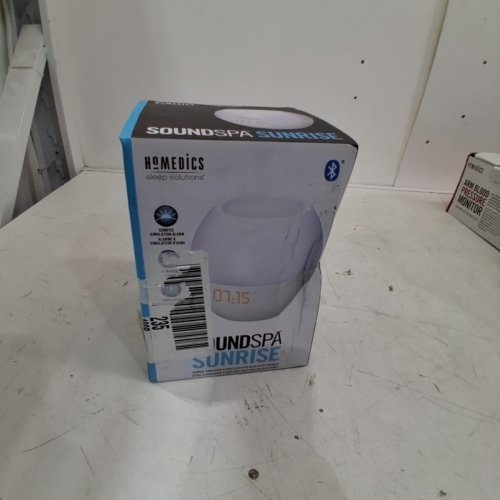 HOMEDICS SOUNDSPA SUNRISE, SLEEP SOUND MACHINE BLUETOOTH SPEAKER FOR ADULTS AND BABIES, 4 CALMING SOUNDS, 4 WAKE-UP SOUNDS - WHITE (MODEL:SS-WL100B) image 2