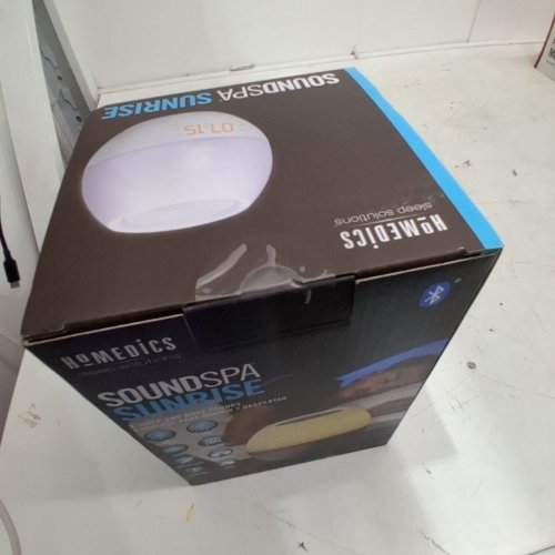 HOMEDICS SOUNDSPA SUNRISE, SLEEP SOUND MACHINE BLUETOOTH SPEAKER FOR ADULTS AND BABIES, 4 CALMING SOUNDS, 4 WAKE-UP SOUNDS - WHITE (MODEL:SS-WL100B) image 3