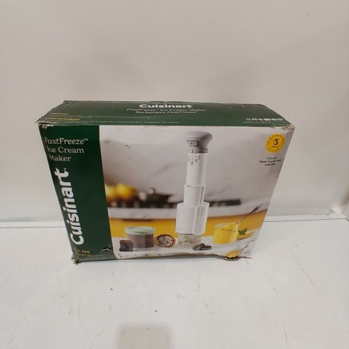 CUISINART FASTFREEZE ICE CREAM MAKER - WHITE (MODEL: 1992954) image 5