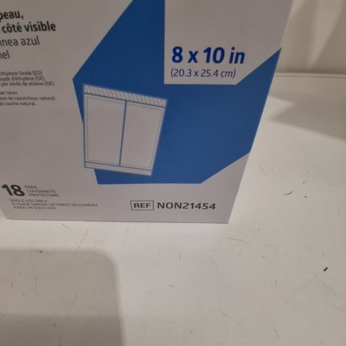 18PK MEDLINE STERILE ABDOMINAL PAD EXTRA ASORBENT- 8" X 10" - WHITE image 2