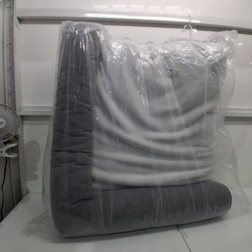 KIRKLAND SIGNATURE L SHAPED BOLSTER PET BED- 42" X 36" - GREY (MODEL: 1853074) image 3