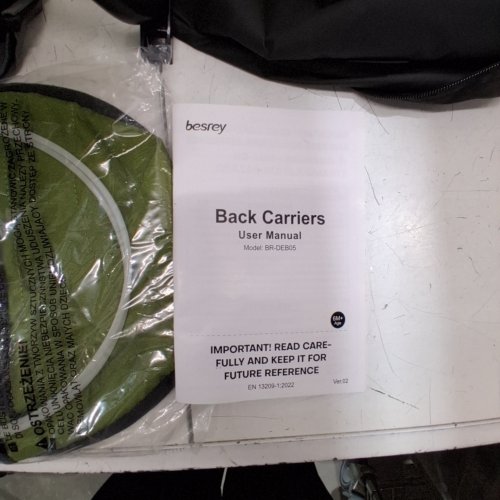BESREY VERSITALE HIKING BABY CARRIER WITH ADJUSTABLE SEAT - 40LBS CAPACITY - GREEN (MODEL: BR-DEB05) image 3