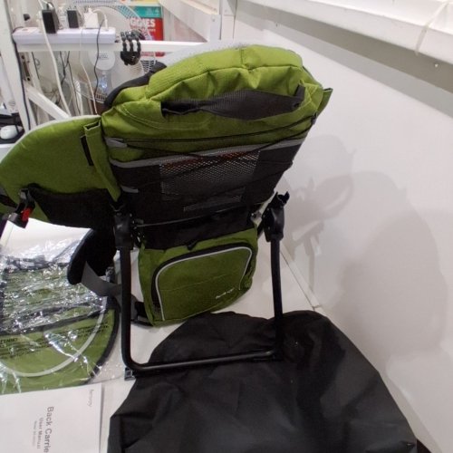 BESREY VERSITALE HIKING BABY CARRIER WITH ADJUSTABLE SEAT - 40LBS CAPACITY - GREEN (MODEL: BR-DEB05) image 5