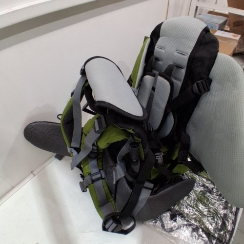 BESREY VERSITALE HIKING BABY CARRIER WITH ADJUSTABLE SEAT - 40LBS CAPACITY - GREEN (MODEL: BR-DEB05) image 6