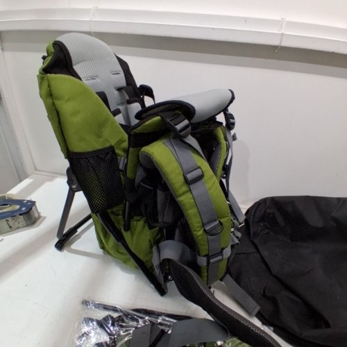 BESREY VERSITALE HIKING BABY CARRIER WITH ADJUSTABLE SEAT - 40LBS CAPACITY - GREEN (MODEL: BR-DEB05) image 7