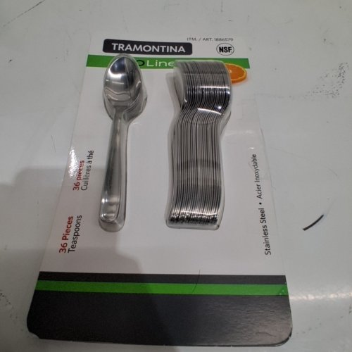 36PC TRAMONTINAA PROLINE TEASPOONS - STAINLESS STEEL (MODEL: 1886579) image 2