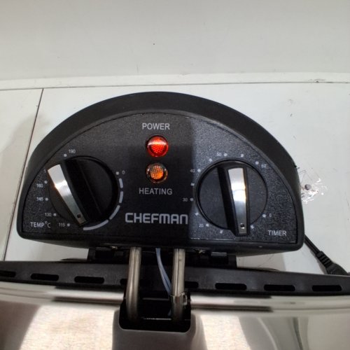 CHEFMAN DUAL COOK PRO DEEP FRYER WITH DIVIDER - 4.5QT CAPACITY - STAINLESS STEEL (MODEL‎RJ07-45-SS-D) image 2