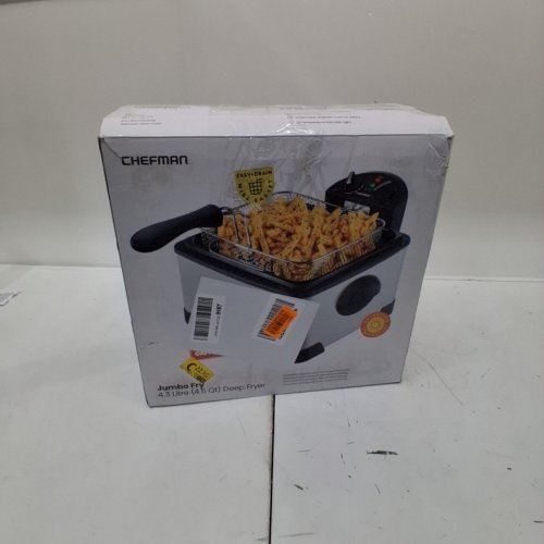 CHEFMAN DUAL COOK PRO DEEP FRYER WITH DIVIDER - 4.5QT CAPACITY - STAINLESS STEEL (MODEL‎RJ07-45-SS-D) image 5
