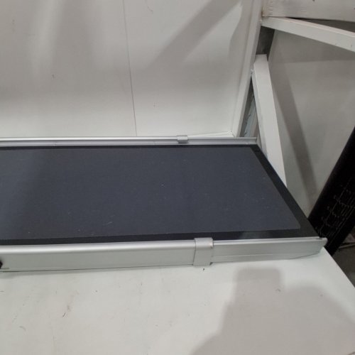PETSAFE HAPPY RIDE COMPACT TELESCOPING EXPANDABLE DOG RAMP EXTENDS 39-72" - HOLDS UP TO 300LB - BLACK/GREY (MODEL: 62461) image 4
