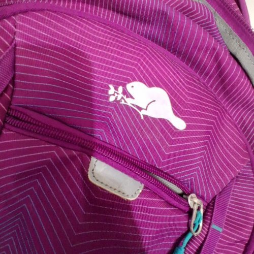ROOTS LIGHTWEIGHT BACKPACK WITH 15.6 LAPTOP COMPARTMENT - 38 LITERS - PINK/PURPLE (STYLE: 1896125) image 4