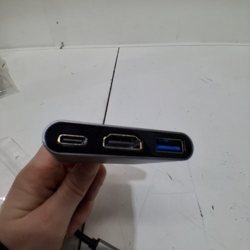 3-IN-1 USB-C HUB -  3 PORT -100W -GREY image 2