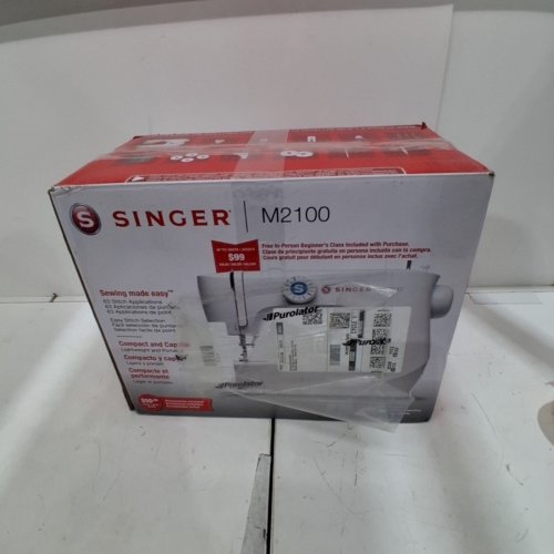 SINGER 63 STITCH BEGINNER SEWING MACHINE - WHITE (MODEL: M2100) image 8