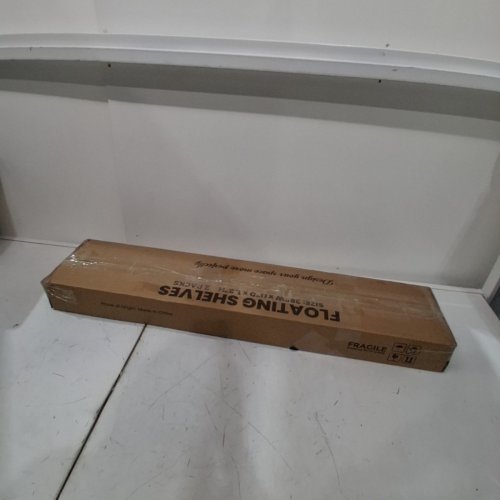 2PK FLOATING SHELVES - 36"X6.7"X 1.4" - DARK BROWN image 3