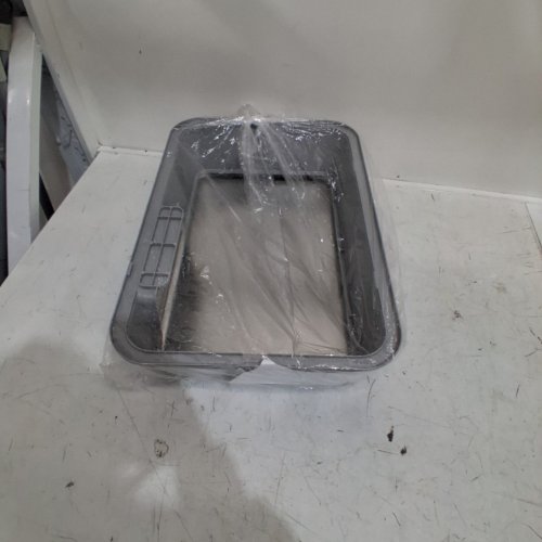 PAPETTLY STAINLESS STEEL HIGH-SIDED CAT LITTER BOX - 20" X 14" - 17.5L - STAINLESS STEEL - (MODEL: XAGC-PAMP01) image 2