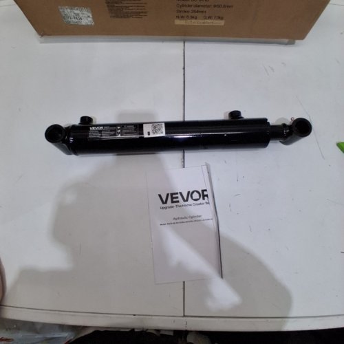 DOUBLE ACTINGHYDRAULIC CYLINDER - 2" BORE, 36" STROKE, 18" RETRACTED, 20 MPA RATED PRESSURE, 24 MPA MAX PRESSURE - BLACK (MODEL: BU-2010) image 3