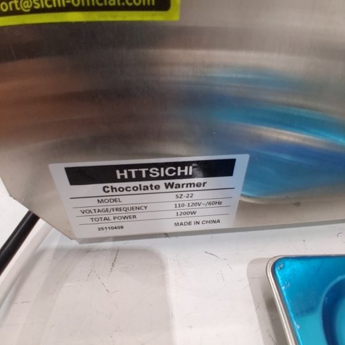 HTTSICHI CHOCOLATE TEMPERING MACHINE - 7.5L, 110V, 2 TANKS, 1200W (MODEL: SZ-22) image 3