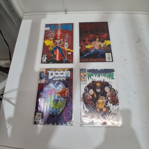 4 ASSTD MARVEL COMIC BOOKS - MARVEL COMICS PRESENTS WOLVERINE #92, DOOM 2099 #6, HELLSTORM PRINCE OF LIES #3, AND #4 - VARIOUS AUTHORS image 2