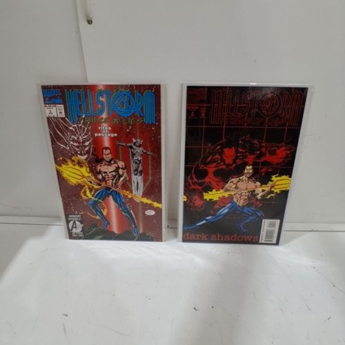 4 ASSTD MARVEL COMIC BOOKS - MARVEL COMICS PRESENTS WOLVERINE #92, DOOM 2099 #6, HELLSTORM PRINCE OF LIES #3, AND #4 - VARIOUS AUTHORS image 3