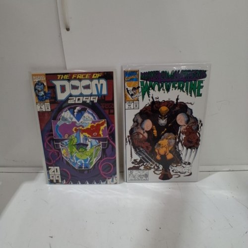 4 ASSTD MARVEL COMIC BOOKS - MARVEL COMICS PRESENTS WOLVERINE #92, DOOM 2099 #6, HELLSTORM PRINCE OF LIES #3, AND #4 - VARIOUS AUTHORS image 4