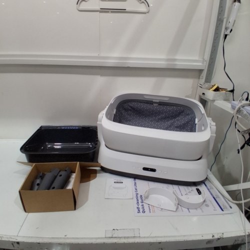 SELF-CLEANING CAT LITTER BOX - WHITE (MODEL: AC-25-03) image 3