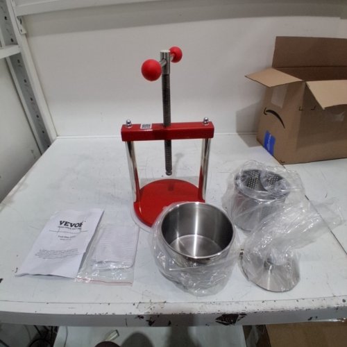 VEVOR FRUIT WINE PRESS - RED (MODEL: FP1.5-S) image 3