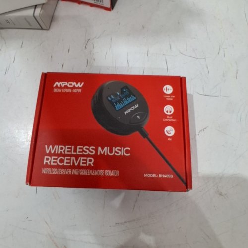 MPOW WIRELESS MUSIC RECEIVER - BLACK (MODEL: BH489B) image 3