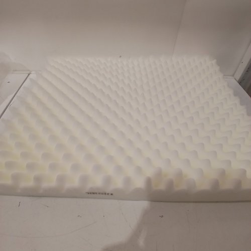 DOG BED EGG CRATE FOAM INSERT REPLACEMENT ORTHOPEDIC MATTRESS - 28" X 22" - WHITE image 2