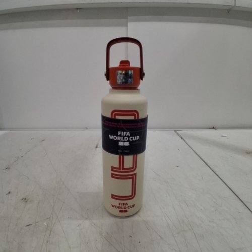 ATELIER SPORTIF FIFA WORLD CUP 2026 TOUCH PERFORMANCE INSULATED STAINLESS STEEL WATER BOTTLE WITH STRAW LID - 24OZ - BEIGE/CANADA (MODEL: 05061116270553) image 2