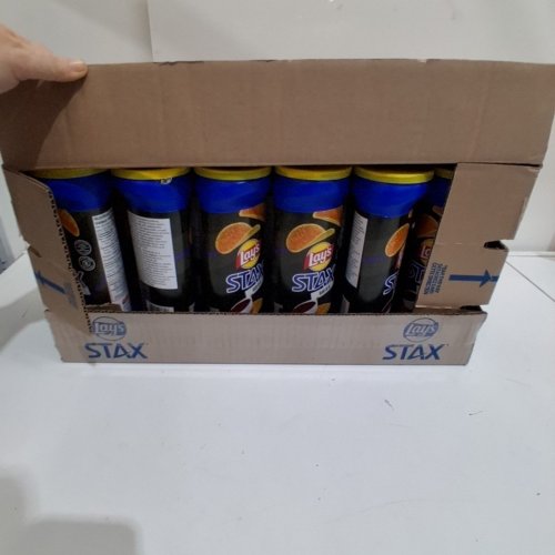 17PK LAYS STAX POTATO CHIPS- BAR-B-Q FLAVOUR - 155G EACH image 3