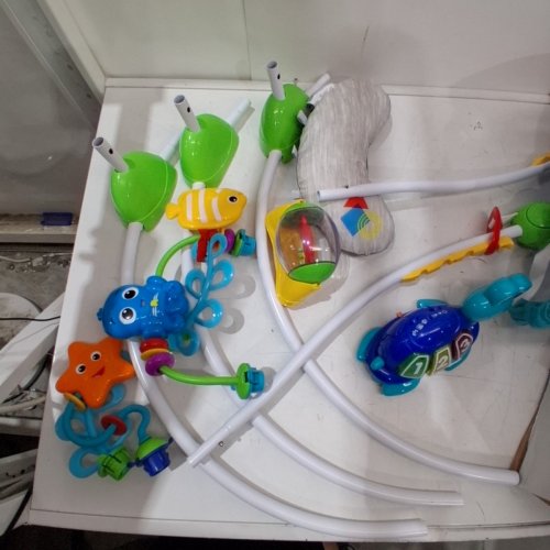 BABY EINSTEIN NEPTUNE'S OCEAN DISCOVERY JUMPER - ADJUSTABLE HEIGHT - MULTICOLOR (MODEL: 10455-ES) image 4