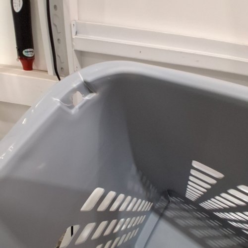 STERILITE RECTANGULAR LIFTTOP LAUNDRY HAMPER - 61L - GREY image 3