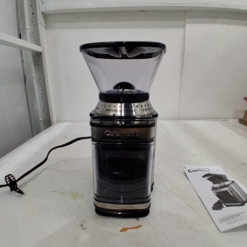 CUISINART AUTOMATIC BURR COFFEE GRINDER - 18 CUP CAPACITY - STAINLESS STEEL (MODEL: DBM-8C) image 3