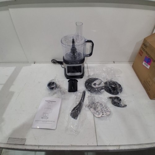 PRETTYCARE MULTIFUNCTION 3-SPEED FOOD PROCESSOR - 12 CUP - BLACK (MODEL: FP01) image 4