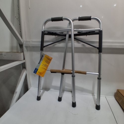 MEDLINE GUARDIAN EXTRA DUTY ADULT WALKER - SUPPORTS UP TO 400 LBS - SILVER (ITEM: G07767) image 2